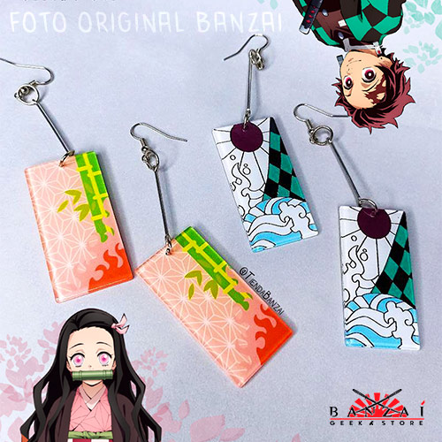 ARETES - TANJIRO Y NEZUKO (Kimetsu No Yaiba)