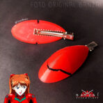 GANCHOS DE CABELLO - ASUKA Y REI (Inspirados en Neon Genesis Evangelion) - Imagen 4