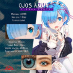 LENTILLAS AZULES (Anime/Cosplay)