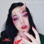 LENTILLAS ROSAS NEZUKO YOKAI (Kimetsu No Yaiba/Cosplay) - Imagen 2
