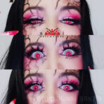 LENTILLAS ROSAS NEZUKO YOKAI (Kimetsu No Yaiba/Cosplay) - Imagen 5