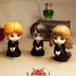 FIGURAS - HARRY POTTER, HERMIONE Y RON (En escobas)