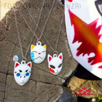 COLLAR | LLAVERO - MASCARAS KITSUNE (Kimetsu No Yaiba)