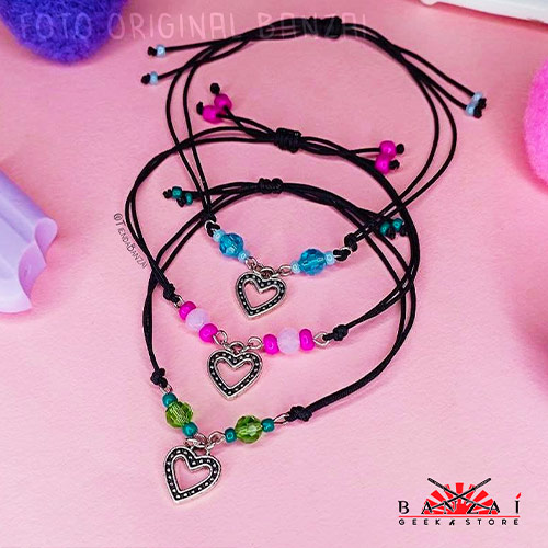 Pulseras De Flores Secas Ajustables - Pack De 6 - Colores Multicolor - Hechas A Mano - Ideal Para Regalos Y Amistad