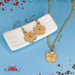 SET FLOR DE SAKURA | ARETES Y COLLAR (Magic Girl)