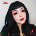 LENTILLAS NEGRAS DOLL (Cosplay/Make Up/Look dramático ojos de muñeca) - Imagen 4