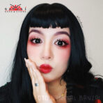LENTILLAS NEGRAS DOLL (Cosplay/Make Up/Look dramático ojos de muñeca) - Imagen 3