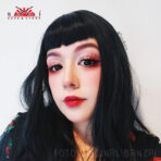 LENTILLAS NEGRAS DOLL (Cosplay/Make Up/Look dramático ojos de muñeca) - Imagen 5