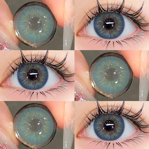 LENTILLAS AZUL NATURAL (Look Suave y Realista)