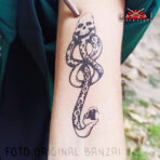 TATUAJE MARCA TENEBROSA (Harry Potter)
