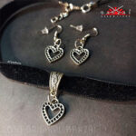 SET CORAZON | ARETES Y CHOKER (Witch)