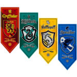 BANDERINES HOGWARTS (Inspirado en Harry Potter)