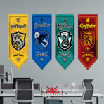 BANDERINES HOGWARTS (Inspirado en Harry Potter) - Imagen 2