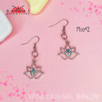 ARETES - FLOR DE LOTO (Kawaii) - Imagen 3