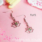 ARETES - FLOR DE LOTO (Kawaii) - Imagen 4