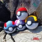 AMIGURUMI - POKEBOLA (Pokémon)