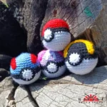 AMIGURUMI - POKEBOLA (Pokémon)
