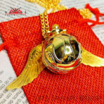 RELOJ DE BOLSILLO SNITCH DORADA (Temática de Harry Potter) - Imagen 4