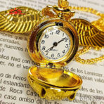 RELOJ DE BOLSILLO SNITCH DORADA (Temática de Harry Potter) - Imagen 5
