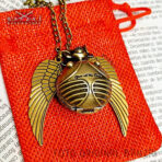 RELOJ DE BOLSILLO SNITCH DORADA (Temática de Harry Potter) - Imagen 7