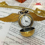 RELOJ DE BOLSILLO SNITCH DORADA (Temática de Harry Potter) - Imagen 11
