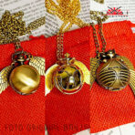 RELOJ DE BOLSILLO SNITCH DORADA (Temática de Harry Potter) - Imagen 3