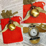 RELOJ DE BOLSILLO SNITCH DORADA (Temática de Harry Potter) - Imagen 12