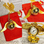 RELOJ DE BOLSILLO SNITCH DORADA (Temática de Harry Potter) - Imagen 6
