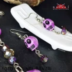 SET CALAVERA | ARETES Y PULSERA (Witch) - Imagen 2