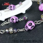 SET CALAVERA | ARETES Y PULSERA (Witch) - Imagen 4