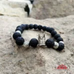 PULSERA PARA CABALLERO - PIEDRAS NATURALES Y VOLCÁNICAS (Yokai) - Imagen 7