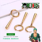 ARETES DE ACERO INOXIDABLE RORONOA ZORO (Inspirado en One Piece/Cosplay) - Imagen 2