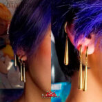 ARETES DE ACERO INOXIDABLE RORONOA ZORO (Inspirado en One Piece/Cosplay) - Imagen 6