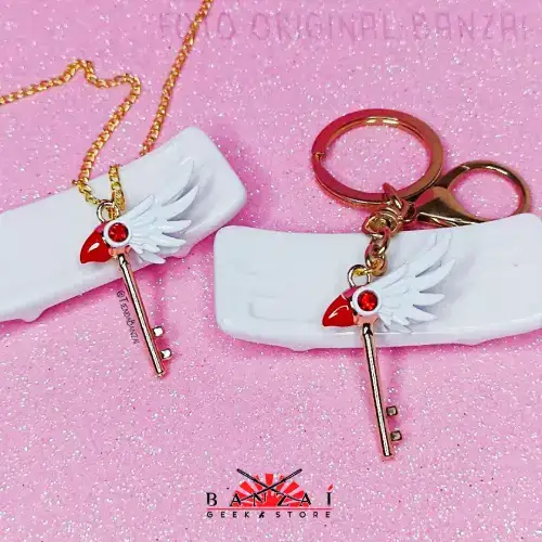 collar-llavero-baculo-vuelo-sakura-card-captor-003 COLLAR | LLAVERO - BACULO VUELO (Sakura Card Captor) - Imagen 1
