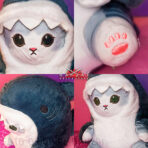 PELUCHE GATO TIBURON (Estilo Kawaii) - Imagen 10