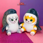 PELUCHE GATO TIBURON (Estilo Kawaii) - Imagen 2