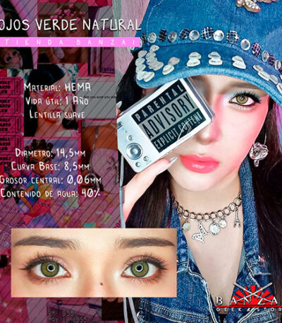 LENTILLAS VERDE FLARE (Para un look Natural/Make up)