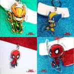 LLAVEROS - HEROES Y VILLANOS (Inspiración Marvel Chibi) - Imagen 2