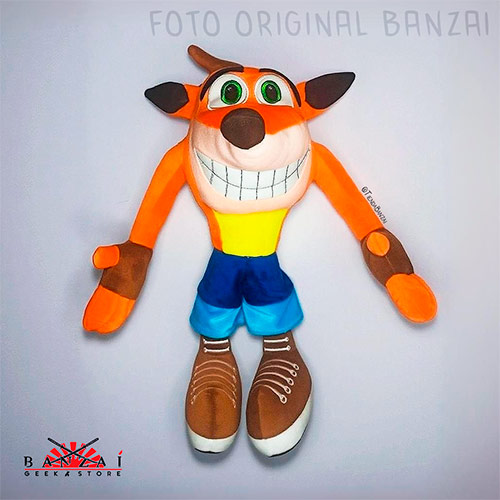 PELUCHE CRASH BANDICOOT (Inspirado en el videojuego)