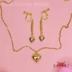 ACCESORIOS CORAZÓN DORADO (Estilo Magic Girls) - Imagen 2