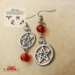 ARETES | PENTAGRAMAS Y CUARZOS (Witch Style) - Imagen 4