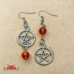 ARETES | PENTAGRAMAS Y CUARZOS (Witch Style) - Imagen 5